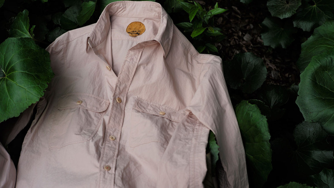 BLACKBIRD / lumberjack shirt – pink beige –