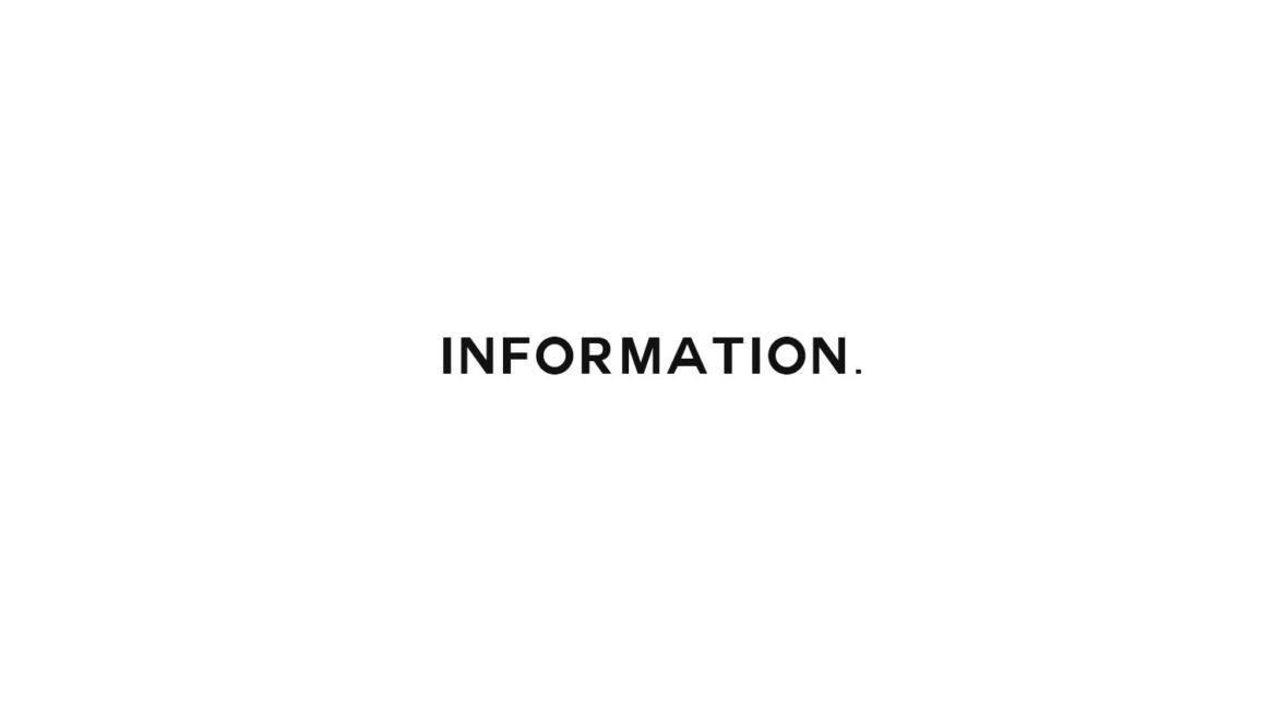 INFORMATION – 8月のスケジュール –