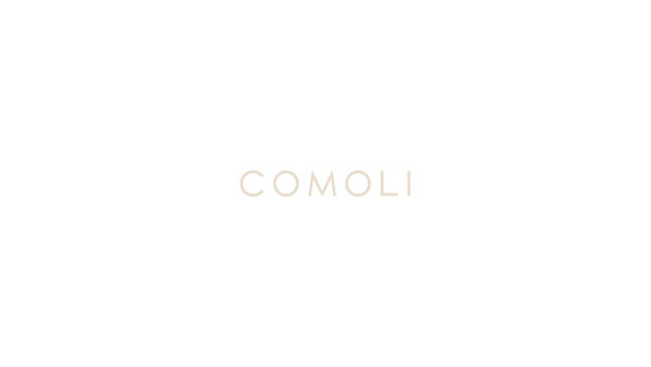 COMOLI – デニム 5P パンツ , ヨリ杢 ワークシャツ –