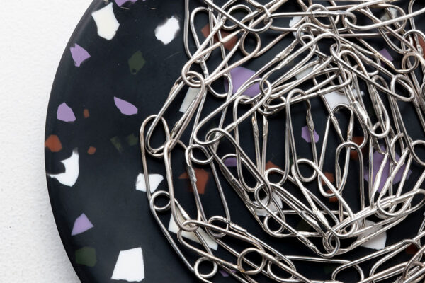 BLACKBIRD / silver chain necklace